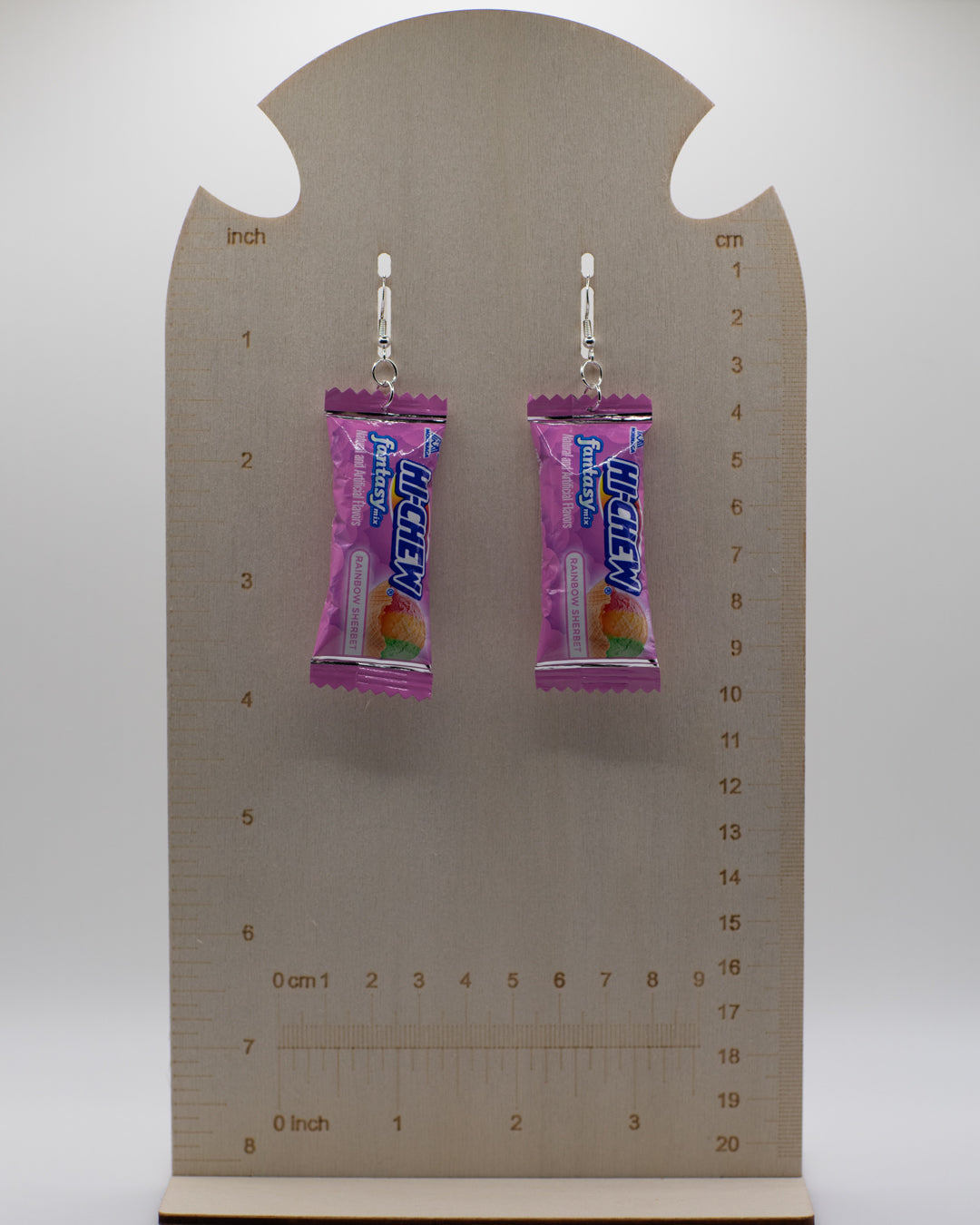 Candy Chew Earrings - RAINBOW SHERBET