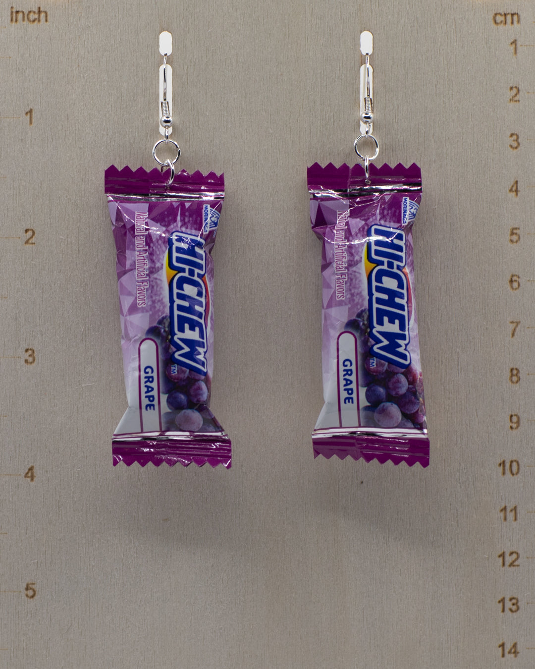 Candy Chew Earrings - GRAPE