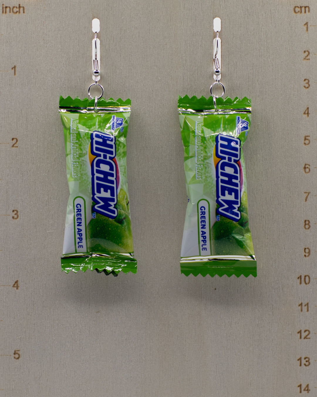 Candy Chew Earrings - GREEN APPLE