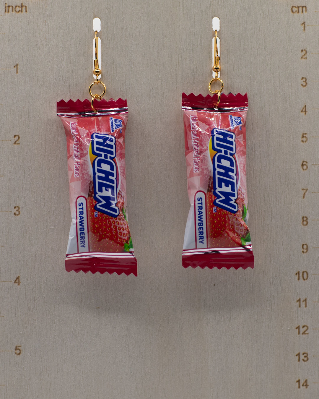 Candy Chew Earrings - STRAWBERRY