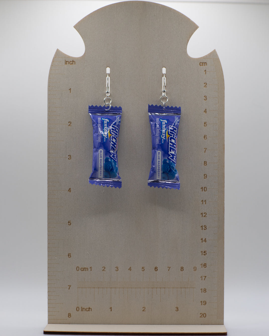Candy Chew Earrings - BLUE RASPBERRY
