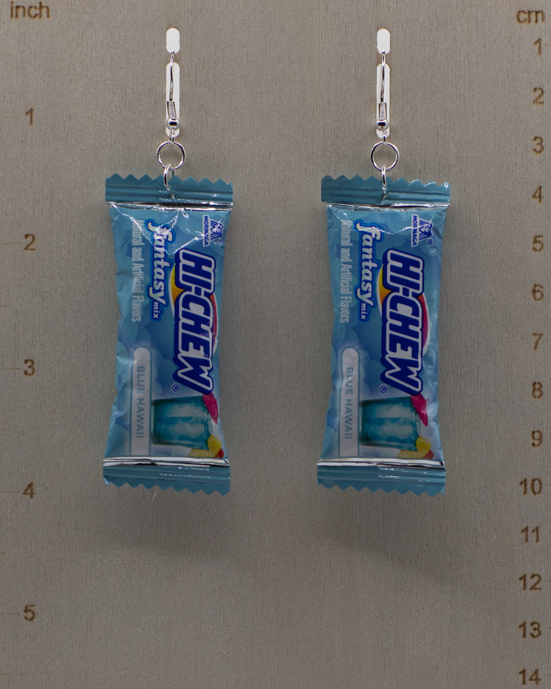 Candy Chew Earrings - BLUE HAWAII