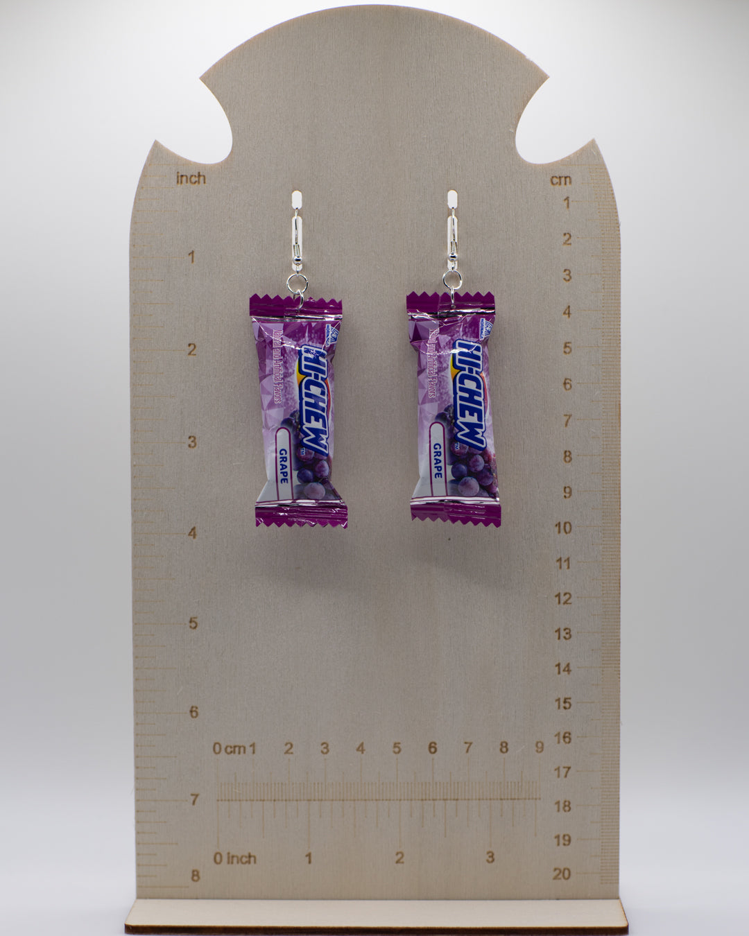 Candy Chew Earrings - GRAPE