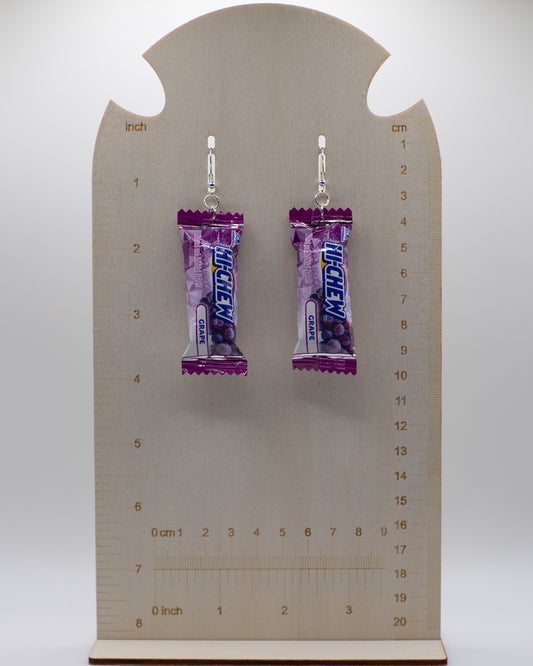 Candy Chew Earrings - GRAPE