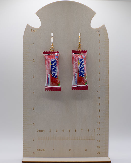 Candy Chew Earrings - STRAWBERRY